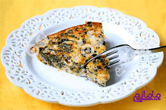 کوکوی اسفناج مخصوص مامانم