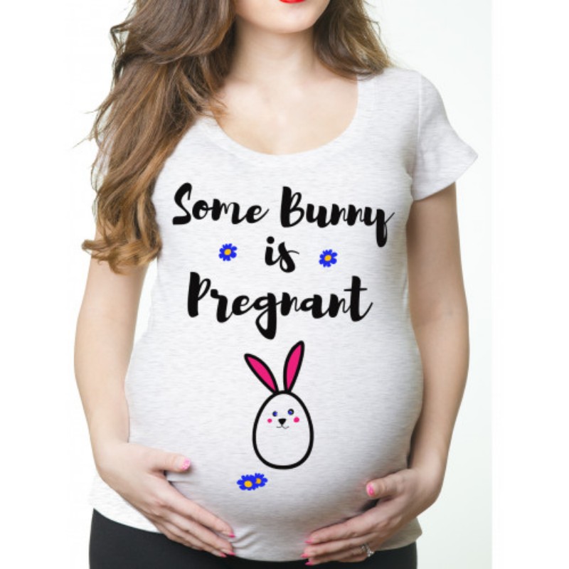 b2ap3 large somebunny is pregnant funny maternity t shirt easter maternity t shirt gray