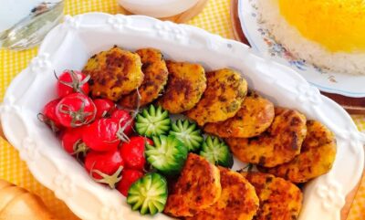 طرز تهیه کوکو سیب زمینی پخته، کوکو سبزی ساده
