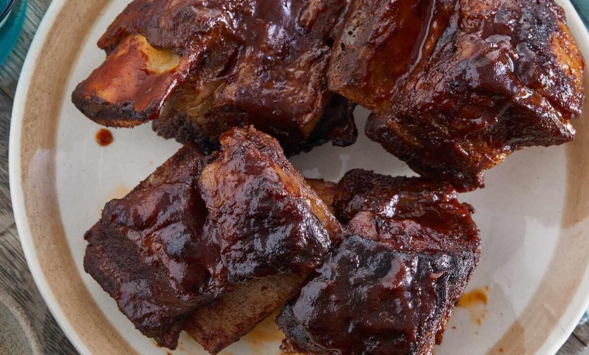 طرز تهیه دنده کباب با چاشنی خشک