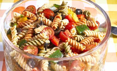 طرز تهیه سالاد پاستا در 10 دقیقه + مواد لازم