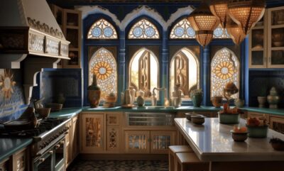 19 اصل طراحی داخلی آشپزخانه مراکشی