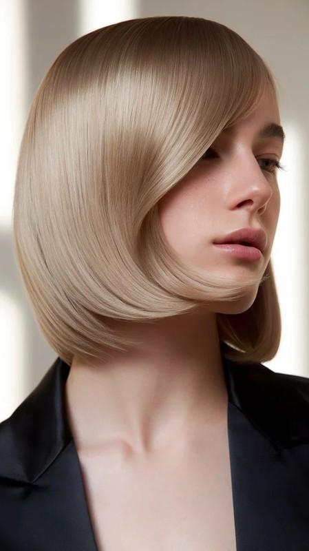 مدل موی باب کات لایه ای شیک، باب کلوش برای موی کم حجم